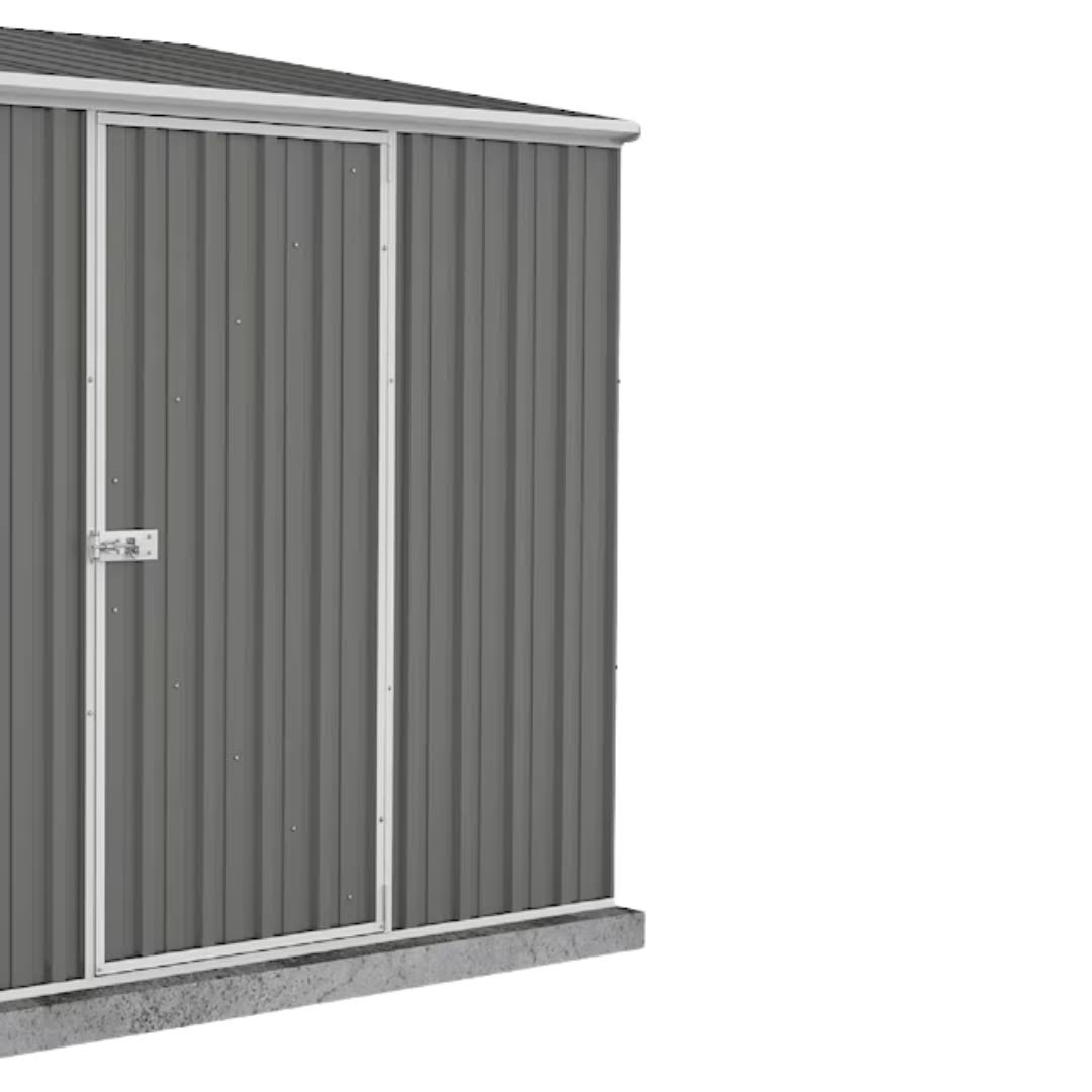 Mowvance 5-ft x 7-ft Space Saver Galvanized Steel Storage Shed (Floor Included)